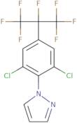 1-[2,6-dichloro-4-(1,1,1,2,3,3,3-heptafluoropropan-2-yl)phenyl]-1H-pyrazole