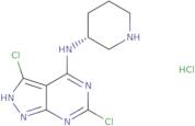 (3R)-N-{3,6-Dichloro-1H-pyrazolo[3,4-d]pyrimidin-4-yl}piperidin-3-amine hydrochloride