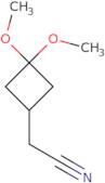 2-(3,3-Dimethoxycyclobutyl)acetonitrile