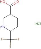 6-(Trifluoromethyl)piperidine-3-carboxylic acid hydrochloride