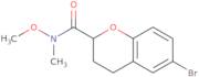 6-bromo-N-methoxy-N-methyl-3,4-dihydro-2H-1-benzopyran-2-carboxamide