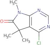 4-chloro-5,5,7-trimethyl-5h,6h,7h-pyrrolo[2,3-d]pyrimidin-6-one