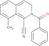 2-benzoyl-8-methyl-2,3-dihydroisoquinoline-1-carbonitrile