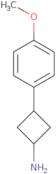 (1S,3S)-3-(4-Methoxyphenyl)cyclobutan-1-amine