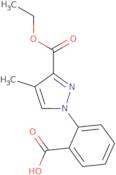 2-[3-(ethoxycarbonyl)-4-methyl-1H-pyrazol-1-yl]benzoic acid