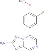 5-(3-Fluoro-4-methoxyphenyl)-[1,2,4]triazolo[1,5-a]pyrazin-2-amine