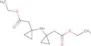 ethyl 2-(1-{[1-(2-ethoxy-2-oxoethyl)cyclopropyl]amino}cyclopropyl)acetate