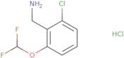 [2-Chloro-6-(difluoromethoxy)phenyl]methanamine hydrochloride