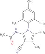 N-[3-Cyano-4,5-dimethyl-1-(2,4,6-trimethyl-phenyl) 1H-pyrrol-2-yl]-acetamide
