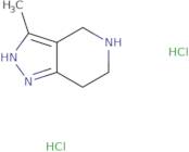 3-Methyl-1H,4H,5H,6H,7H-pyrazolo[4,3-c]pyridine diHCl