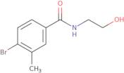 4-Bromo-N-(2-hydroxyethyl)-3-methylbenzamide