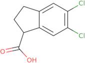 5,6-dichloro-2,3-dihydro-1H-indene-1-carboxylic acid