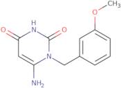 6-Amino-1-[(3-methoxyphenyl)methyl]-1,2,3,4-tetrahydropyrimidine-2,4-dione