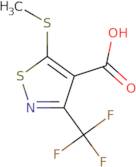 5-Methylsulfanyl-3-trifluoromethyl-isothiazole-4-carboxylic acid