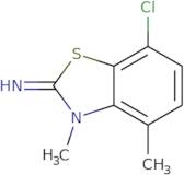 7-Chloro-3,4-dimethylbenzo[D]thiazol-2(3H)-imine