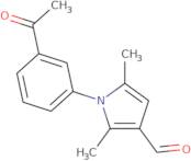 1-(3-Acetylphenyl)-2,5-dimethyl-1H-pyrrole-3-carbaldehyde