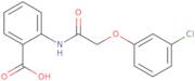 2-[2-(3-Chlorophenoxy)acetamido]benzoic acid