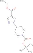 tert-Butyl 4-(4-(ethoxycarbonyl)-1H-pyrazol-1-yl)piperidine-1-carboxylate