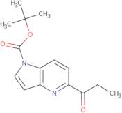 tert-Butyl 5-propionyl-1H-pyrrolo[3,2-b]pyridine-1-carboxylate