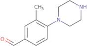 3-Methyl-4-(piperazin-1-yl)benzaldehyde