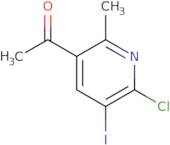 1-(6-Chloro-5-iodo-2-methylpyridin-3-yl)ethan-1-one