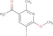 1-(5-Iodo-6-methoxy-2-methylpyridin-3-yl)ethan-1-one