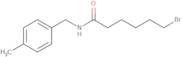 6-Bromo-N-[(4-methylphenyl)methyl]hexanamide