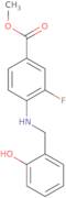 Methyl 3-fluoro-4-{[(2-hydroxyphenyl)methyl]amino}benzoate