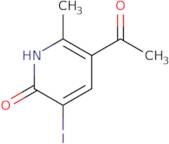 5-Acetyl-3-iodo-6-methyl-1,2-dihydropyridin-2-one