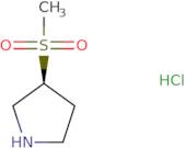 (S)-3-(Methylsulfonyl)pyrrolidine HCl ee