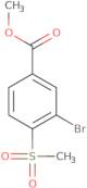 Methyl 3-bromo-4-(methylsulfonyl)benzoate