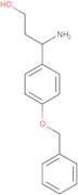 3-Amino-3-[4-(benzyloxy)phenyl]propan-1-ol