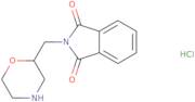 2-(Morpholin-2-ylmethyl)-2,3-dihydro-1H-isoindole-1,3-dione hydrochloride