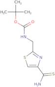 tert-Butyl N-[(4-carbamothioyl-1,3-thiazol-2-yl)methyl]carbamate