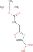 2-((tert-Butoxycarbonylamino)methyl)oxazole-4-carboxylic acid