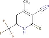 4-Methyl-2-sulfanylidene-6-(trifluoromethyl)-1,2-dihydropyridine-3-carbonitrile