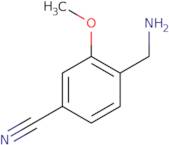 4-(Aminomethyl)-3-methoxybenzonitrile