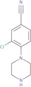 3-Chloro-4-(piperazin-1-yl)benzonitrile