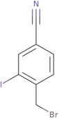 4-Cyano-2-iodobenzyl bromide