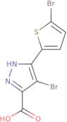 4-Bromo-3-(5-bromo-2-thienyl)-1H-pyrazole-5-carboxylic acid