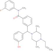 3-(Alpha-(4-allyl-2,5-dimethyl-1-piperazinyl)-3-hydroxybenzyl)-N-(3-fluorophenyl)-N-methylbenzamide
