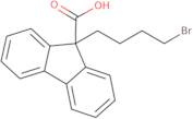 9-(4-bromobutyl)-9H-fluorene-9-carboxylic acid