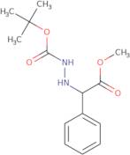 Methyl 2-({[(tert-butoxy)carbonyl]amino}amino)-2-phenylacetate