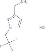 1-[1-(2,2,2-Trifluoroethyl)-1H-pyrazol-3-yl]methanamine hydrochloride