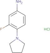 3-Fluoro-4-pyrrolidin-1-ylaniline hydrochloride