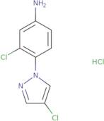 3-Chloro-4-(4-chloro-1H-pyrazol-1-yl)aniline hydrochloride