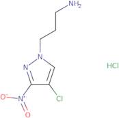 3-(4-Chloro-3-nitro-1H-pyrazol-1-yl)propan-1-amine hydrochloride