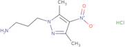 3-(3,5-Dimethyl-4-nitro-1H-pyrazol-1-yl)propan-1-amine hydrochloride