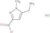 (1-Methyl-3-nitro-1H-pyrazol-5-yl)methanamine hydrochloride