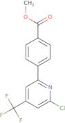 Methyl 4-[6-chloro-4-(trifluoromethyl)-2-pyridyl]benzoate